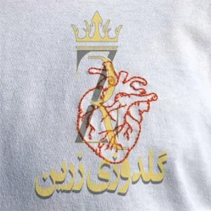 گلدوزی روی تیشرت