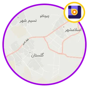 نقشه بلد آدرس گلدوزی زرین