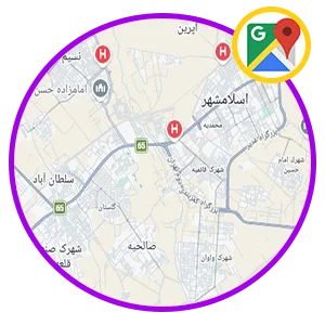 نقشه گوگل آدرس گلدوزی زرین