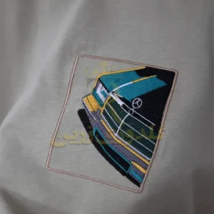 گلدوزی روی تیشرت