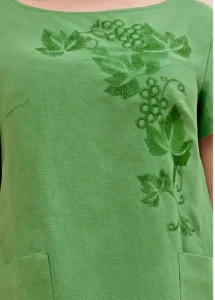 گلدوزی روی مانتو